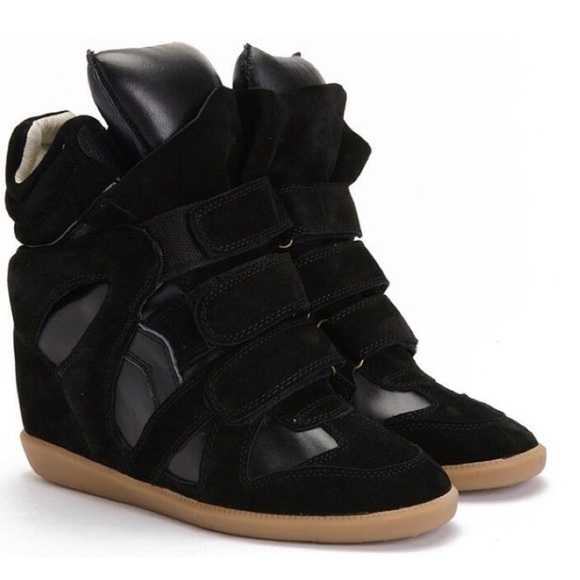 ISO ISABEL MARANT BEKETT WEDGE SNEAKERS - Picture 4 of 7